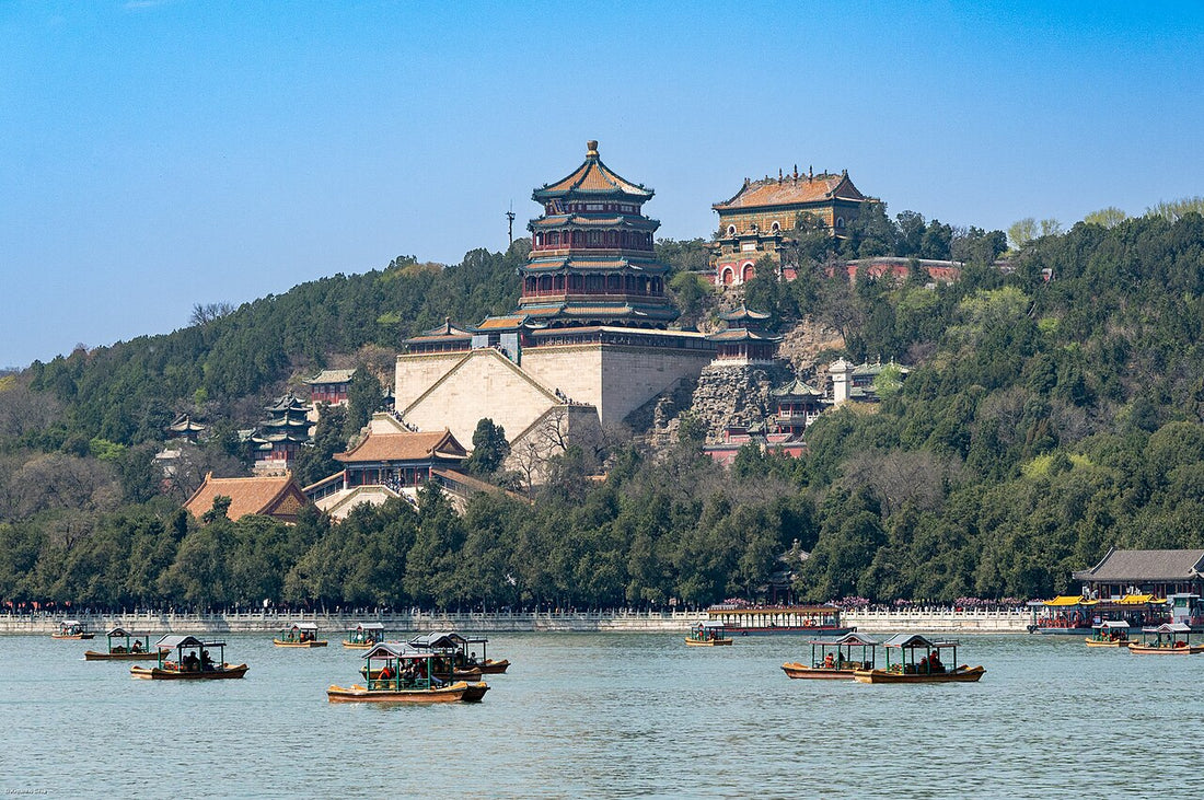 Longevity Hill and the Tower of Buddhist Incense above Kunming Lake at the Summer Palace
