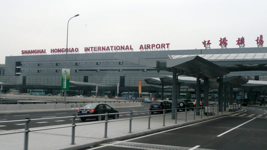 Terminal 2 building at Shanghai Hongqiao Airport