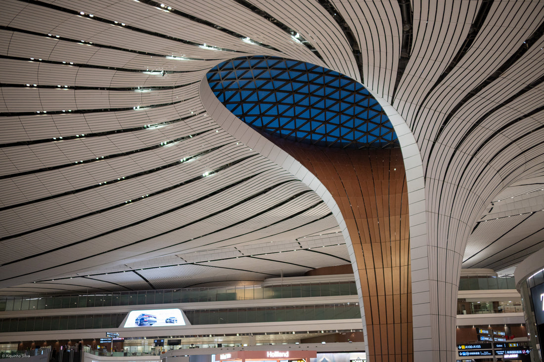 Interior of Beijing Daxing International Airport