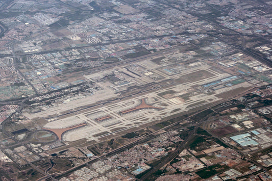 Aerial view of Beijing Capital International Airport