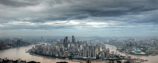Chongqing skyline viewed from Nanshan